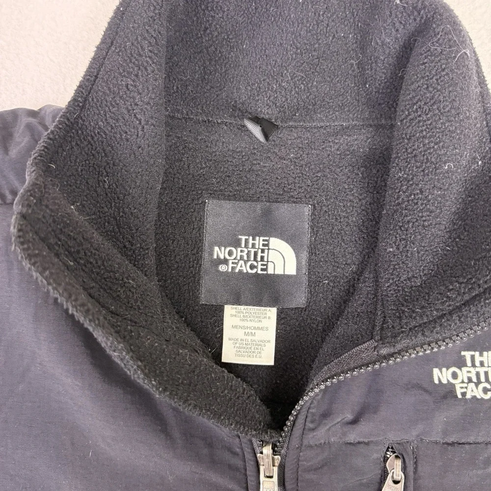 The North Face Denali Fleece Jacket Mens Medium Black Full Zip Polartec‎